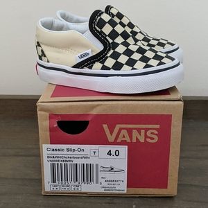 Vans Classic Slip-On Black & White Checkerboard